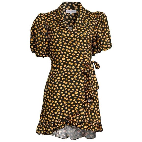 NWT We Wore What Daisy Wrap Dress XS - Picture 2 of 10